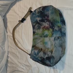 Tie died hobo bag